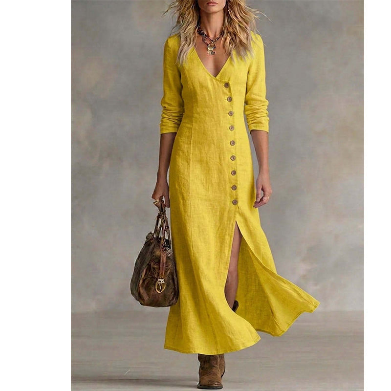 Vintage Midi Shirt Dress