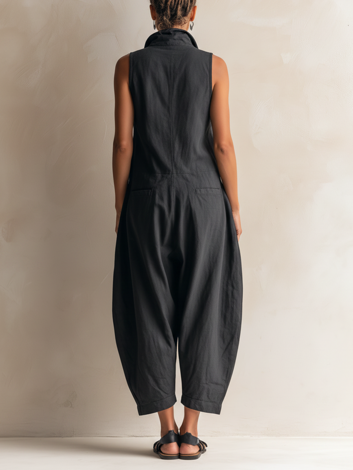 Soft-Touch Cargo Jumpsuit