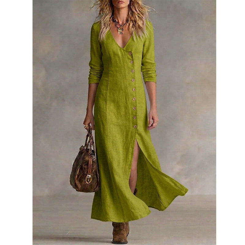 Vintage Midi Shirt Dress