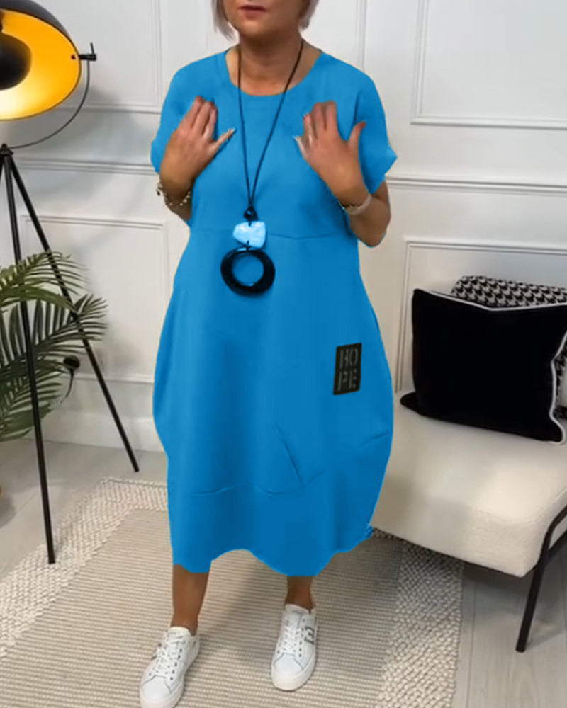 Soft-Touch Midi Dress