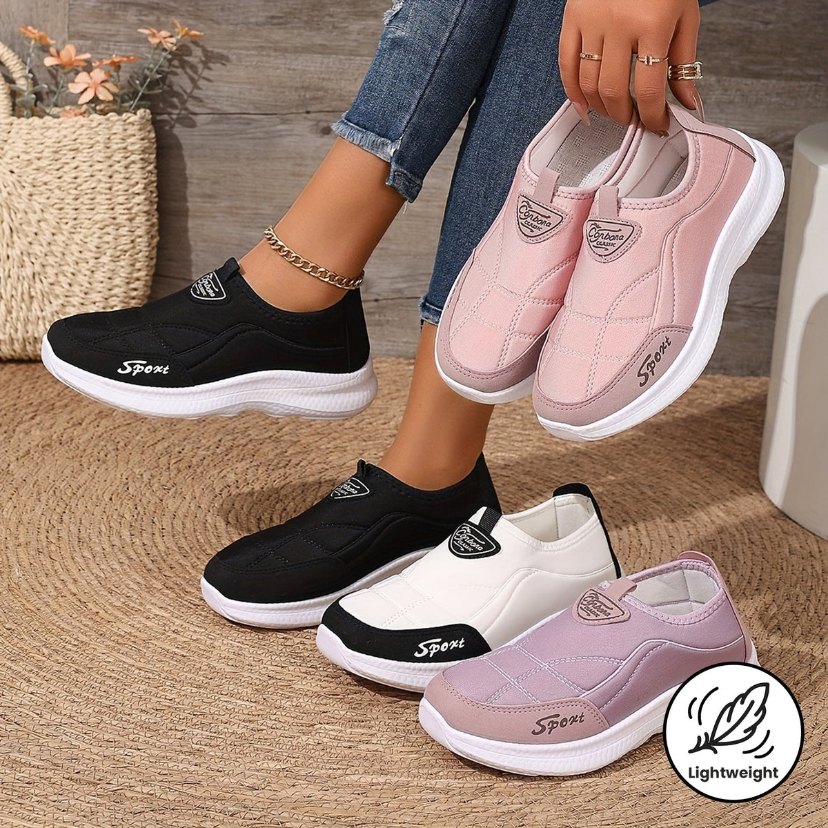 Supportive Orthotic Walking Sneakers