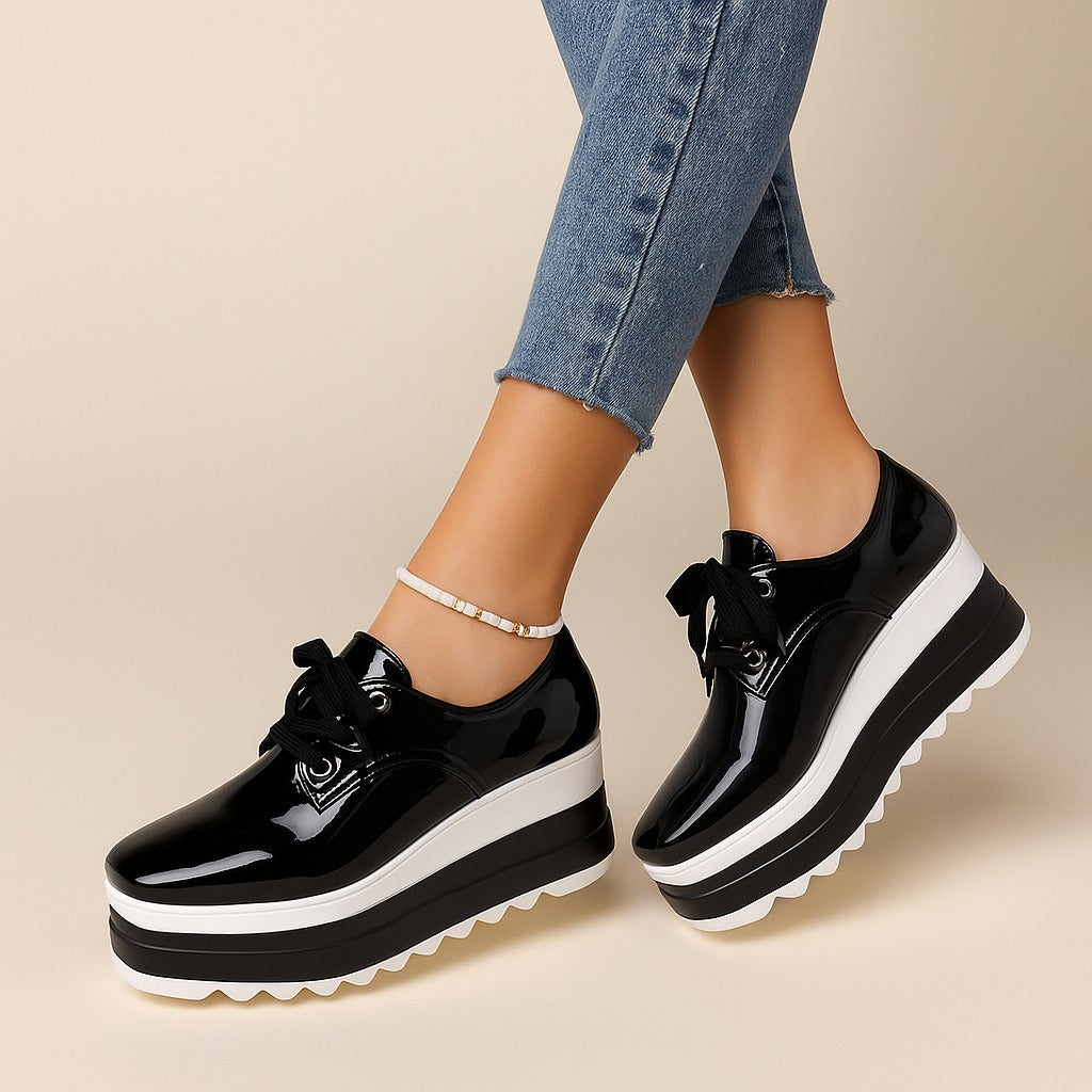 Cushioned Platform Trainers
