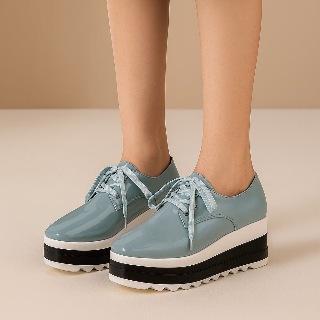 Cushioned Platform Trainers