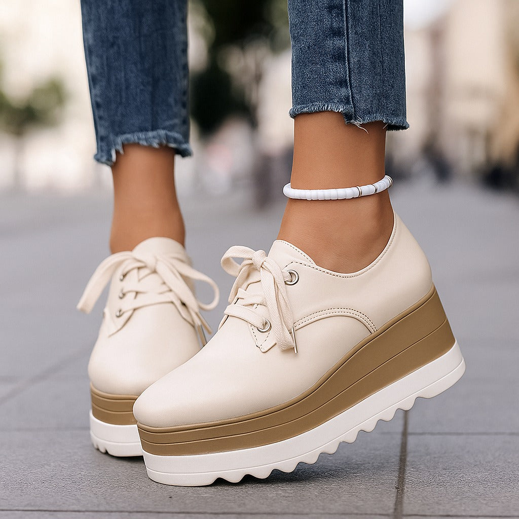Cushioned Platform Trainers