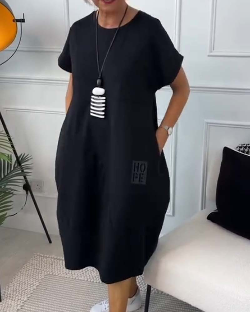 Soft-Touch Midi Dress