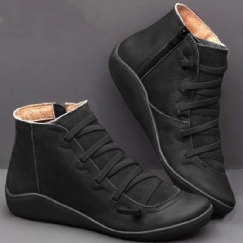 Zip Lace High-Top Sneakers