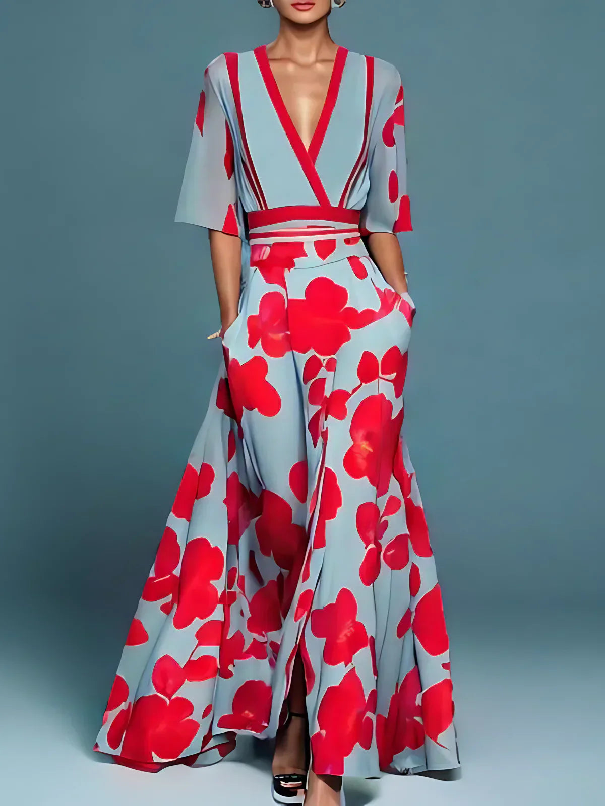 Printed Maxi Dress
