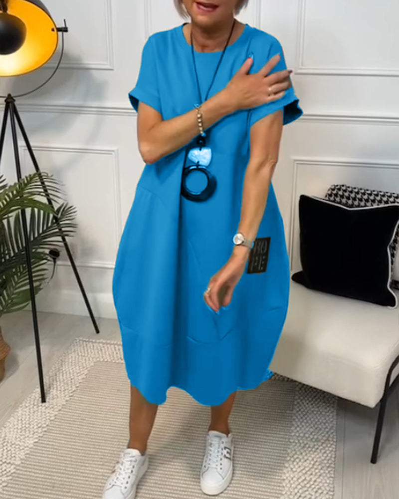 Soft-Touch Midi Dress