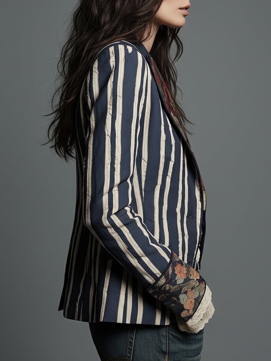 Bohemian Floral Blazer