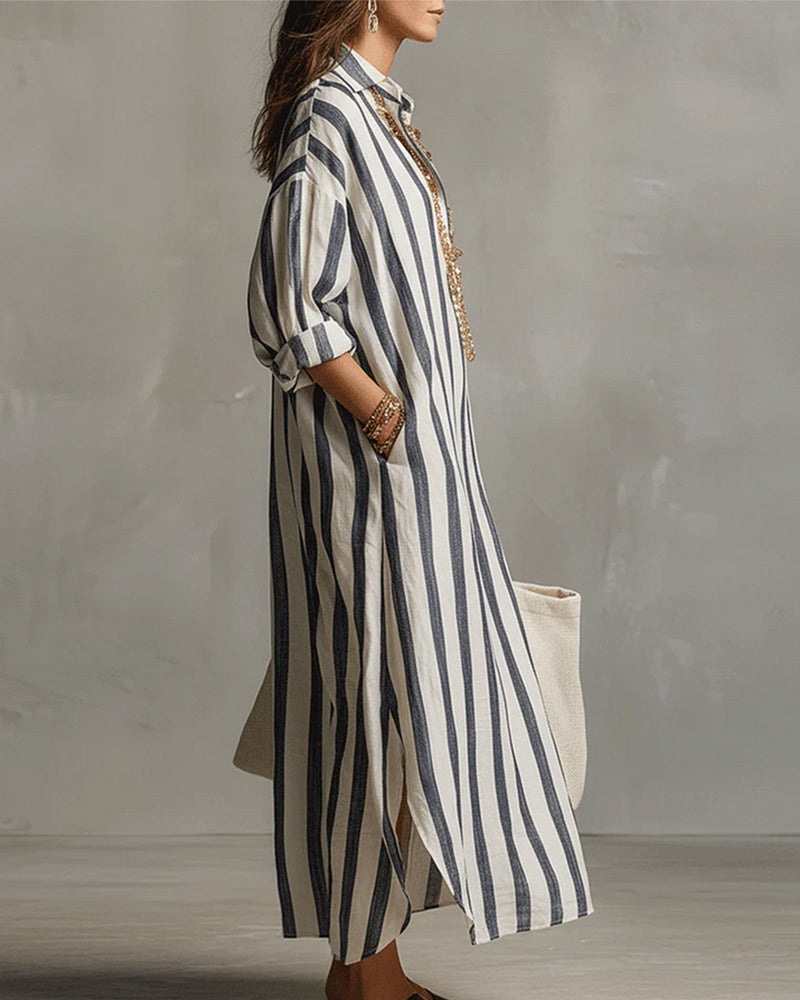 Striped Maxi Dress