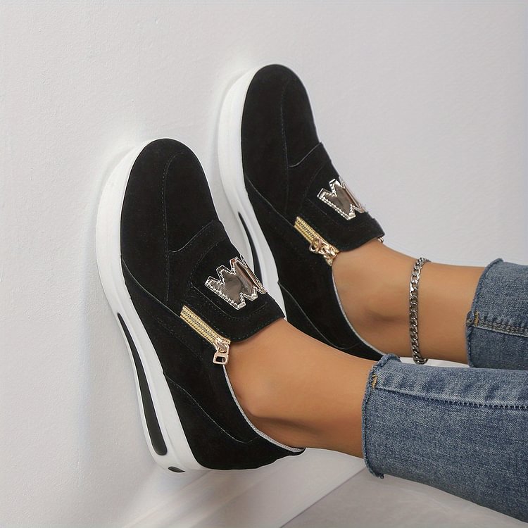 Platform Slip-On Sneakers