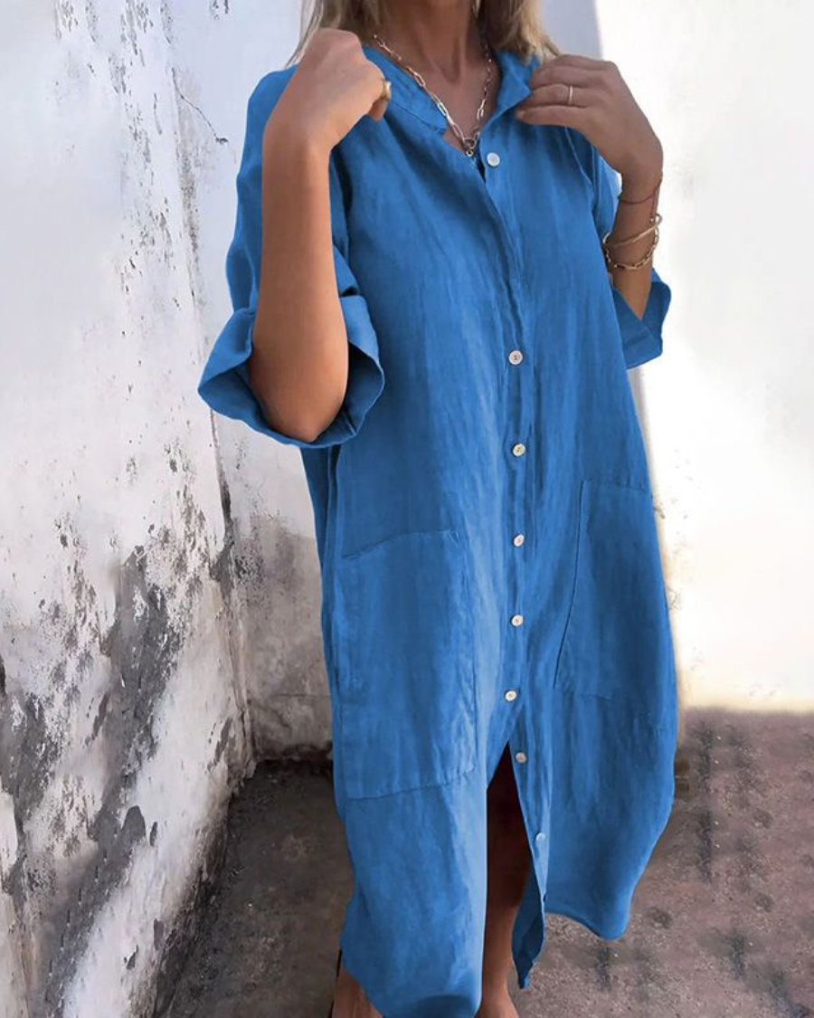 Oversized Shirt Dress