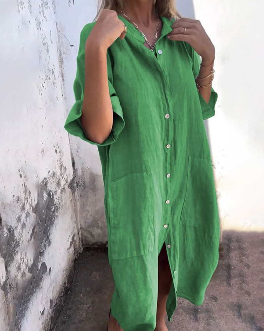 Oversized Shirt Dress