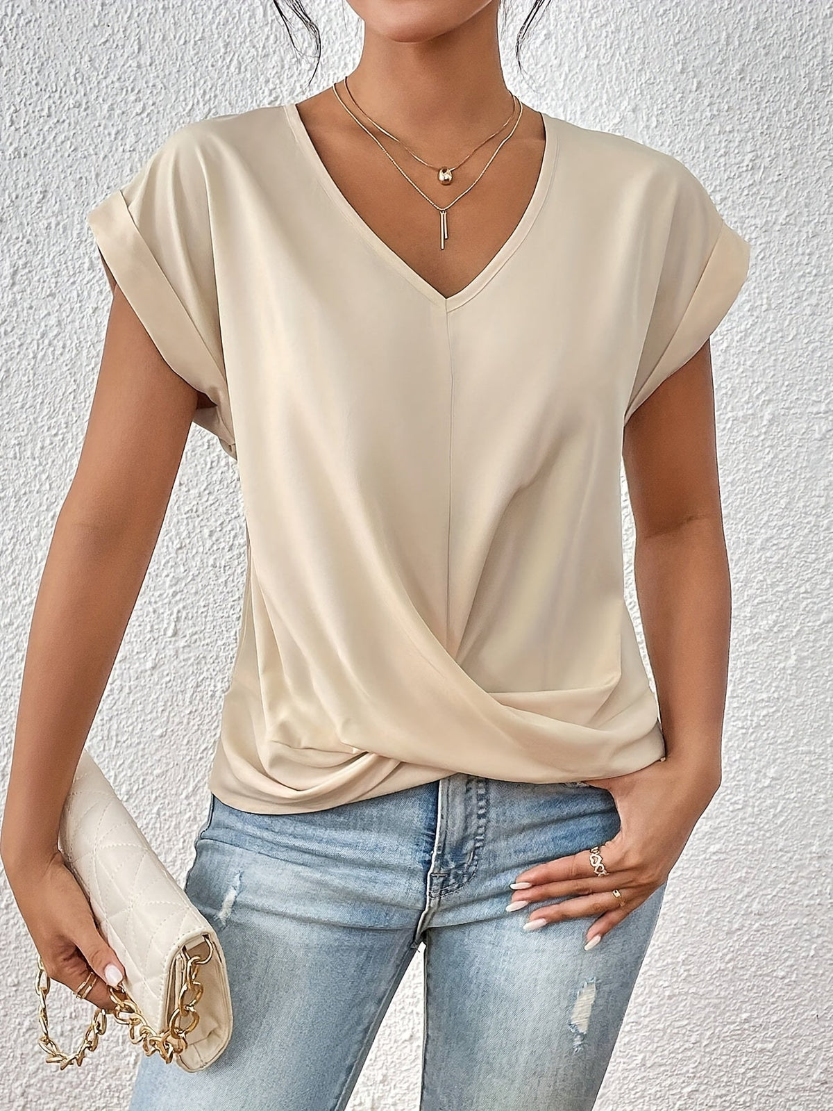 Sweetheart Neckline Tee