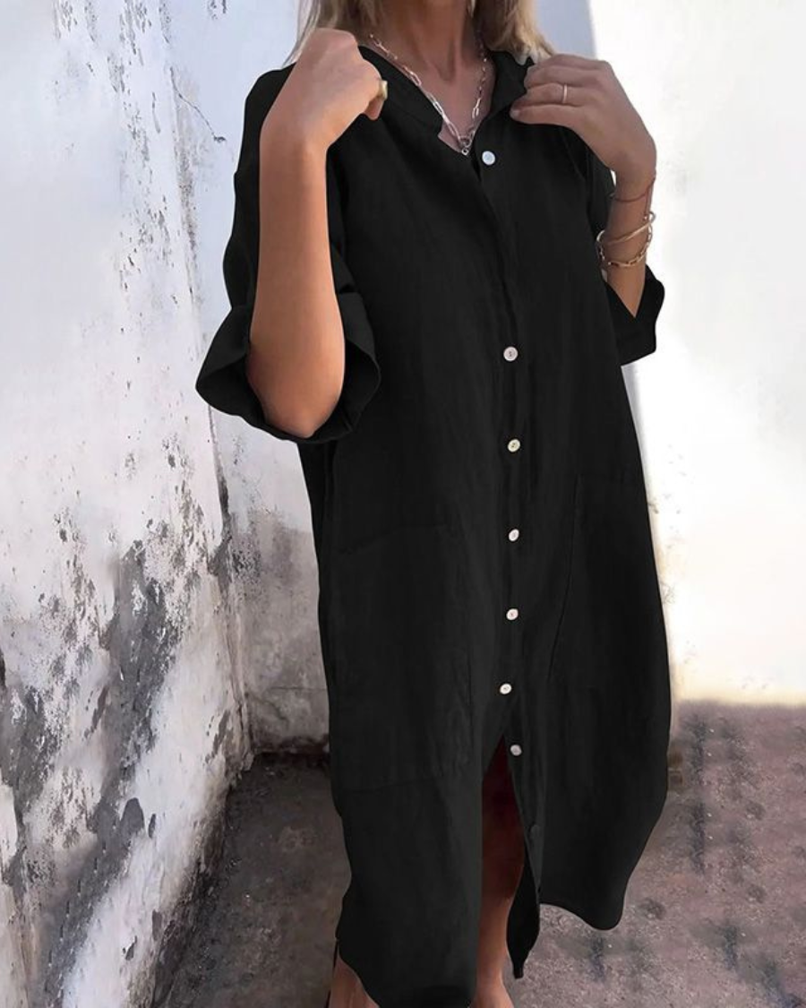 Oversized Shirt Dress