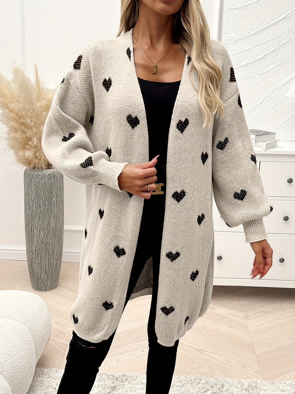Heart Knit Cardigan