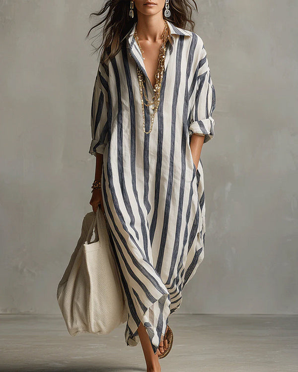 Striped Maxi Dress