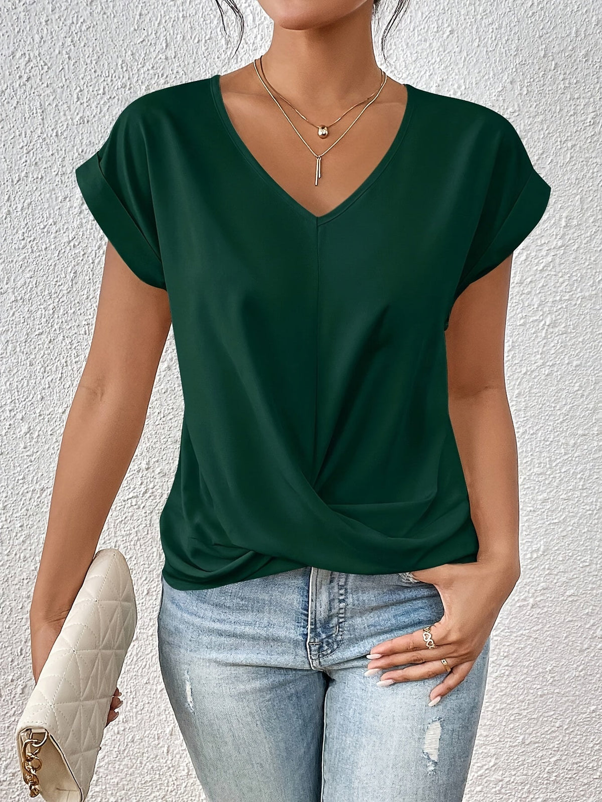 Sweetheart Neckline Tee