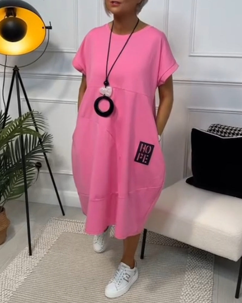 Soft-Touch Midi Dress