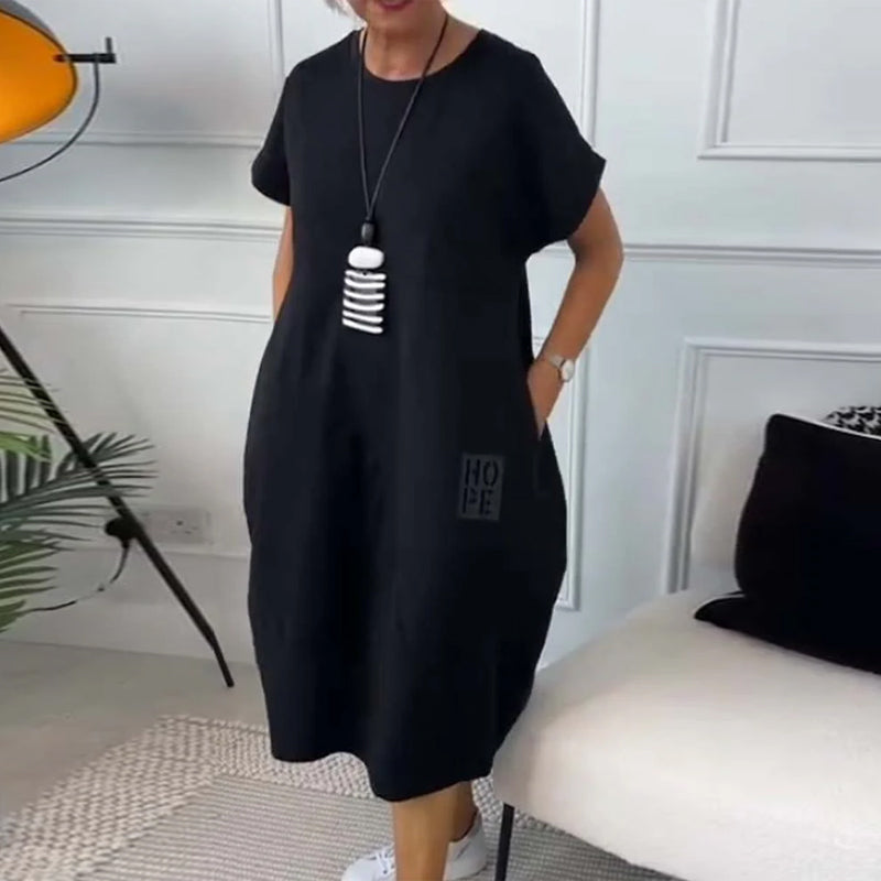 Soft-Touch Midi Dress