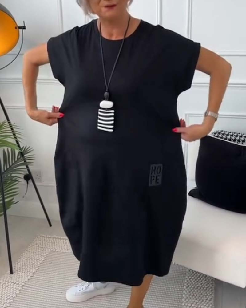 Soft-Touch Midi Dress
