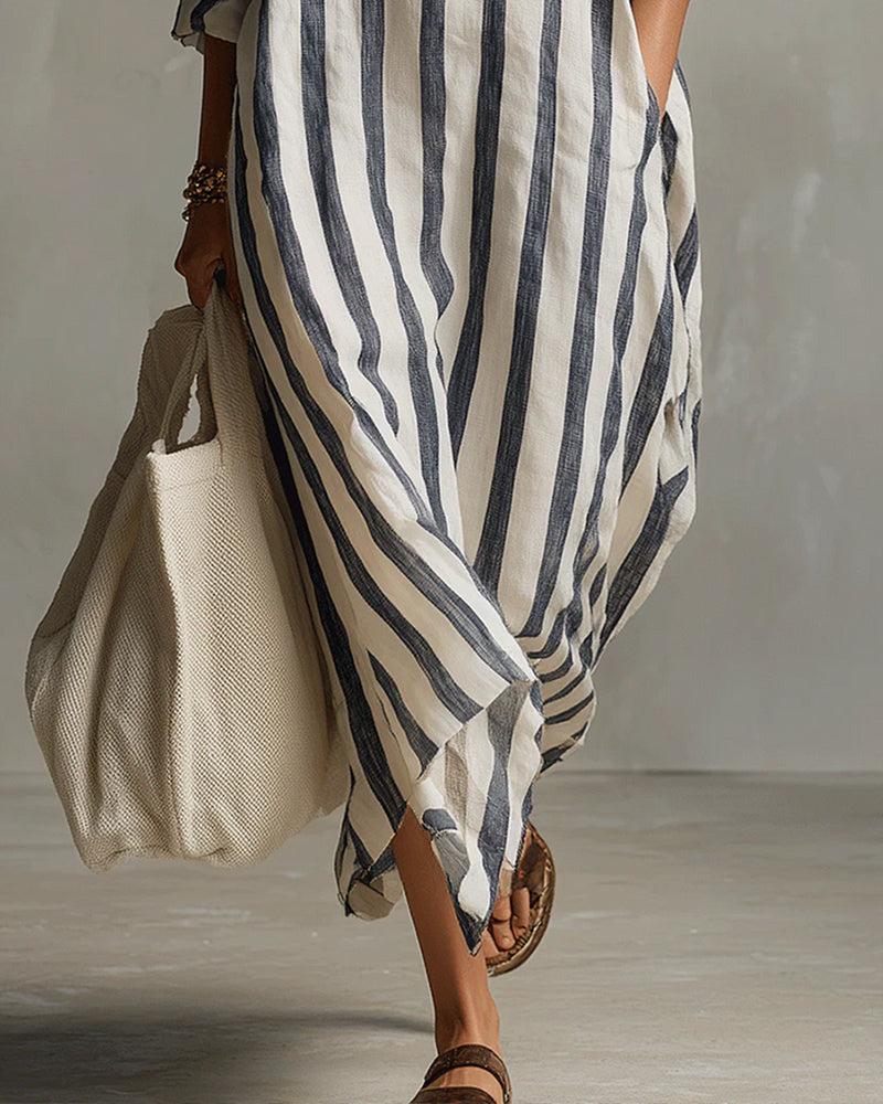 Striped Maxi Dress