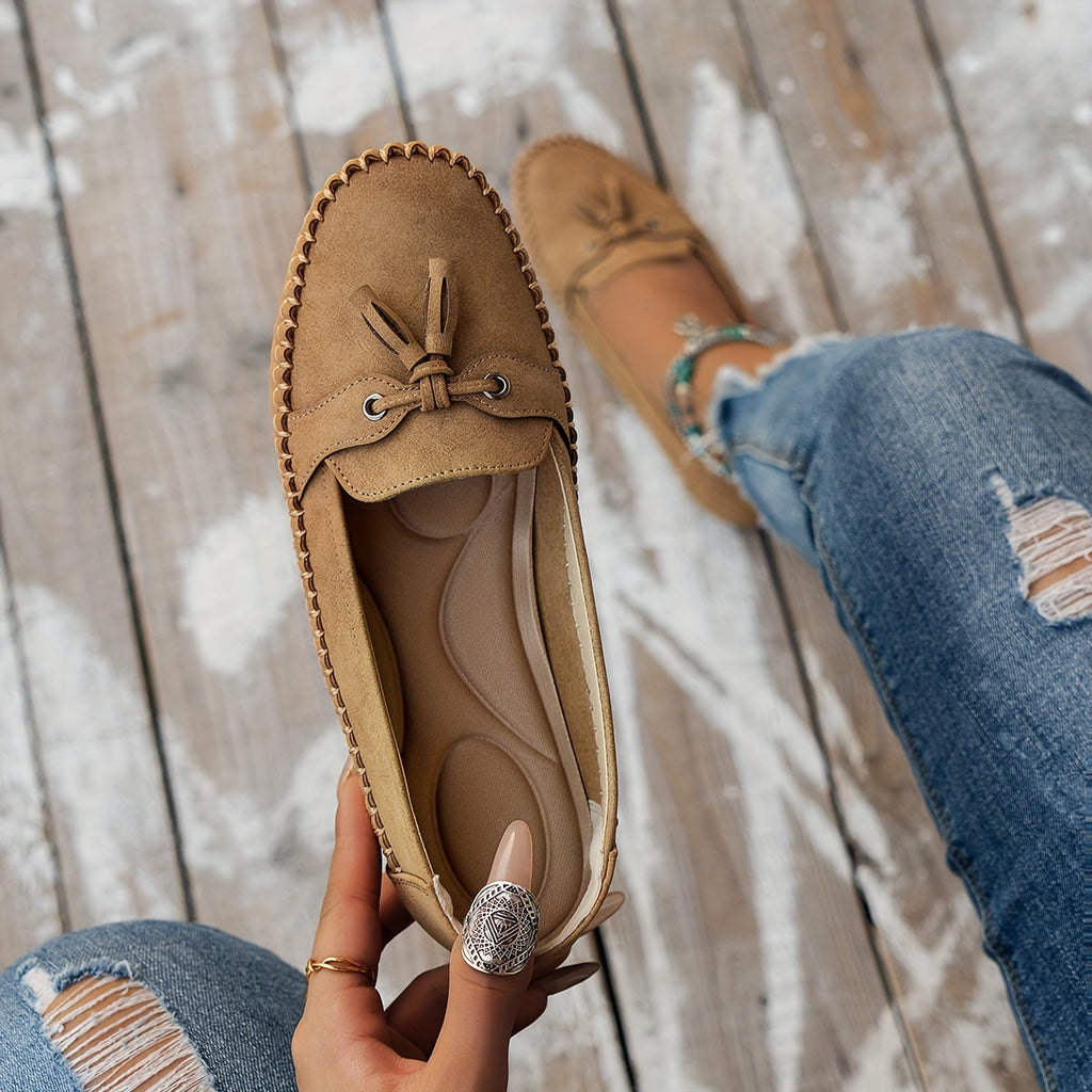 Cushioned Tassel Loafers