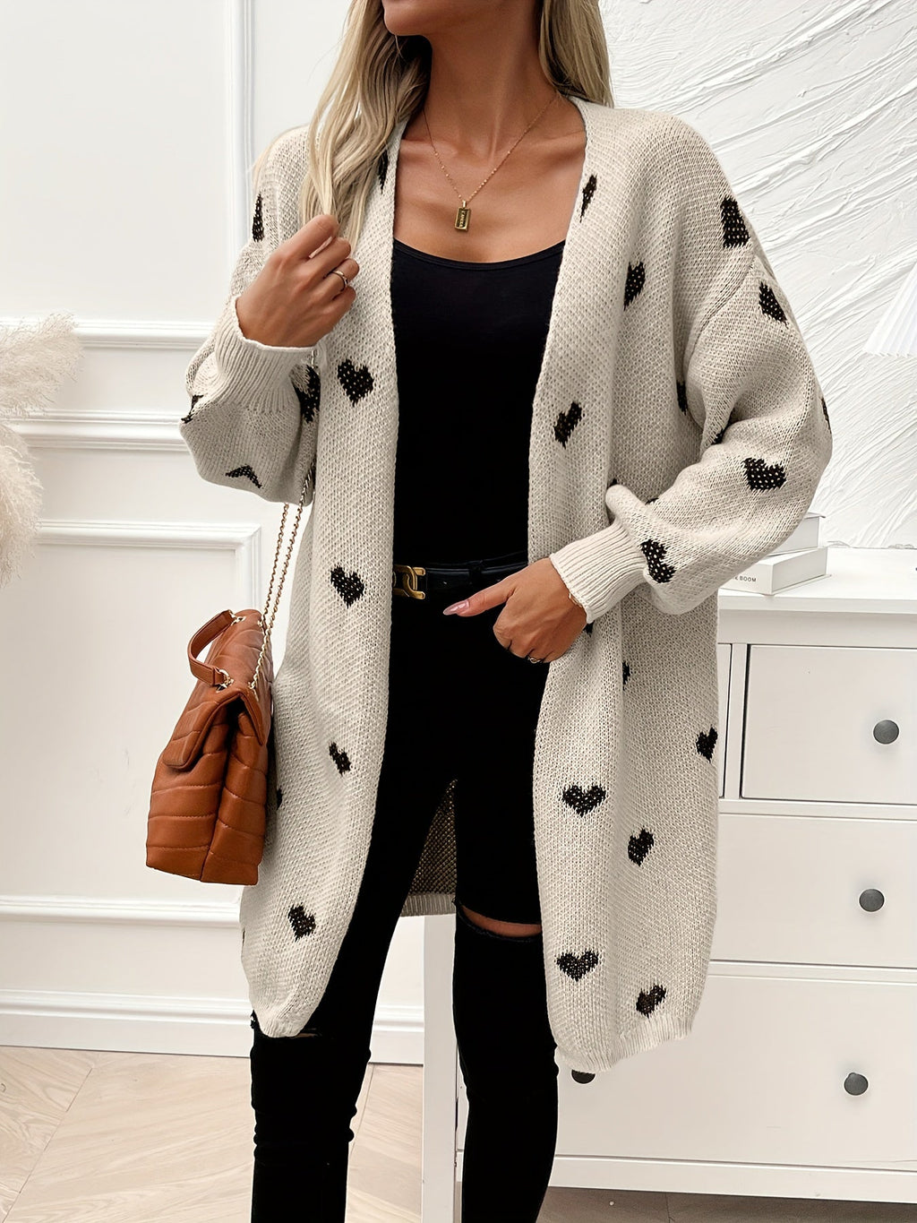 Heart Knit Cardigan