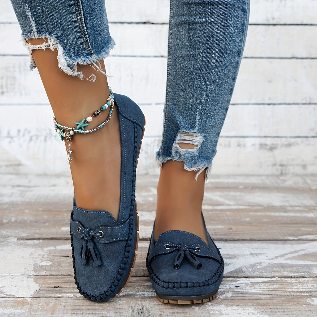 Cushioned Tassel Loafers