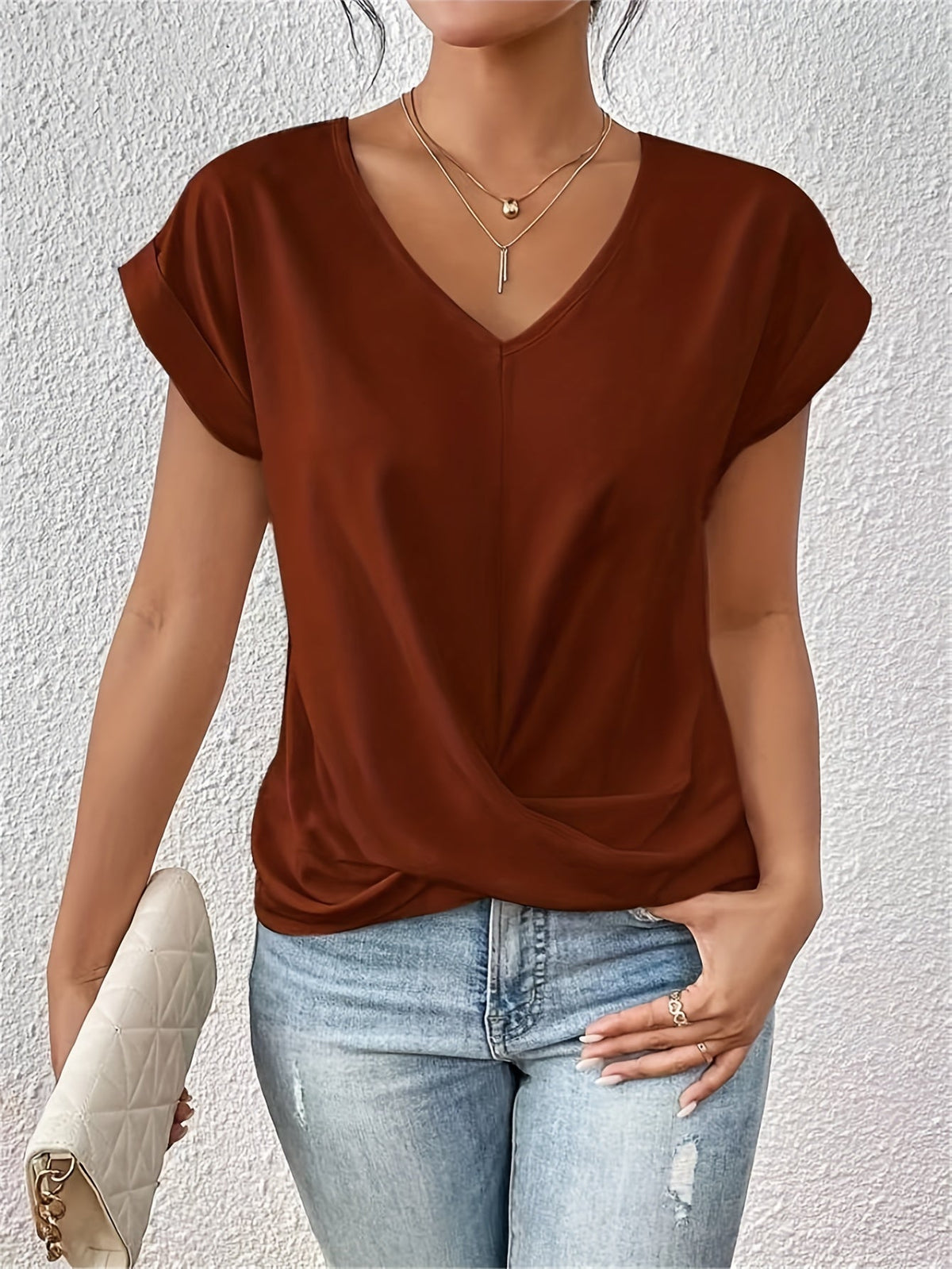 Sweetheart Neckline Tee