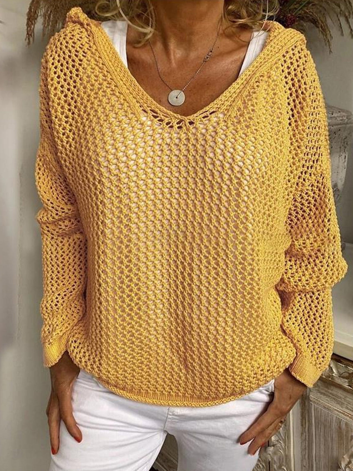 Loose Fit Knit Sweater