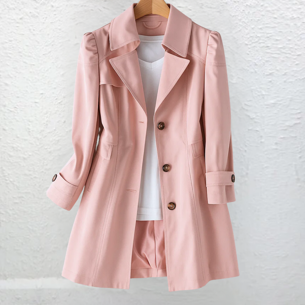 Slim-Fit Vintage Trench