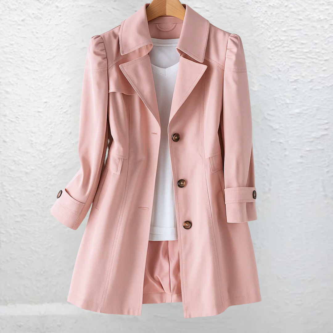 Slim-Fit Vintage Trench