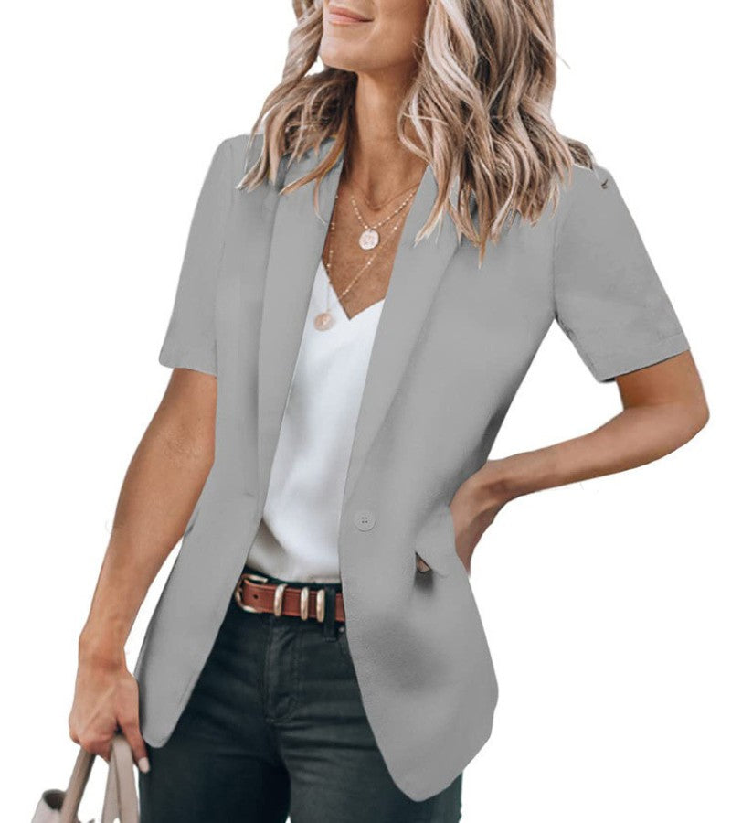 Short-Sleeve Blazer