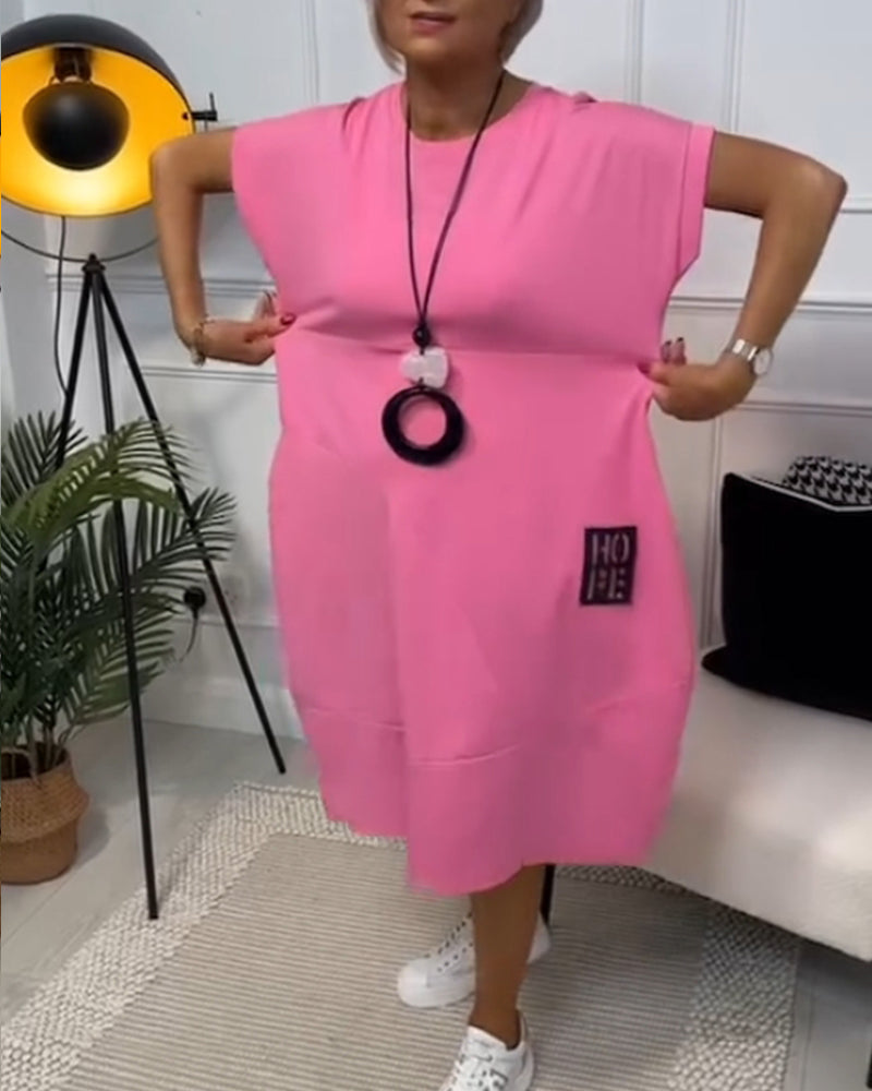 Soft-Touch Midi Dress