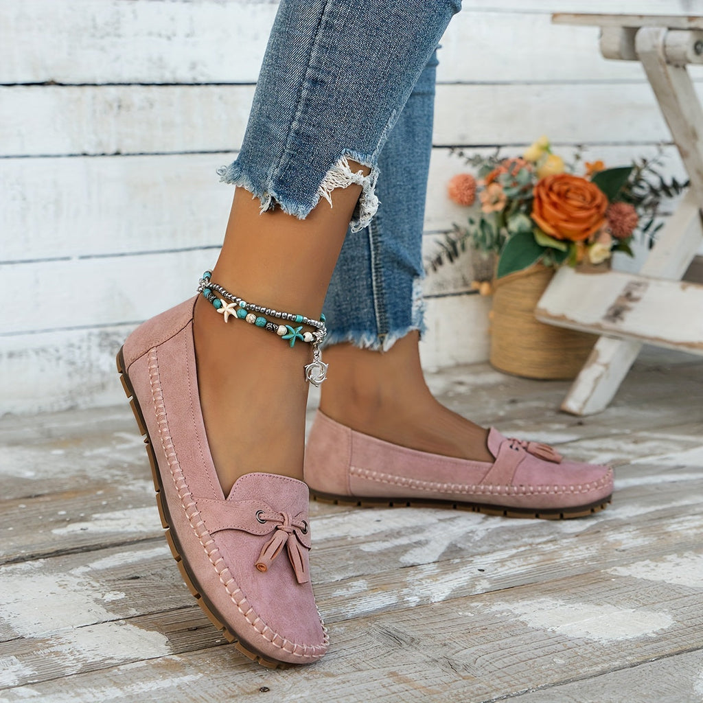 Cushioned Tassel Loafers