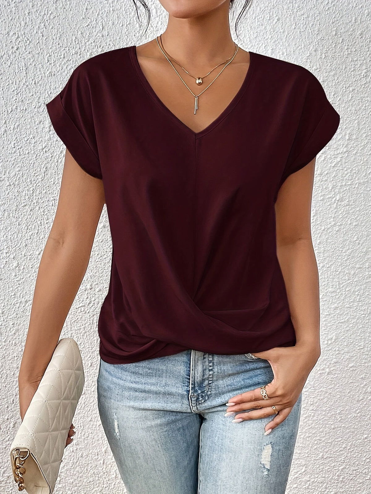 Sweetheart Neckline Tee
