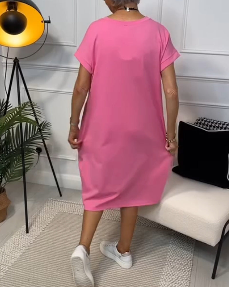 Soft-Touch Midi Dress