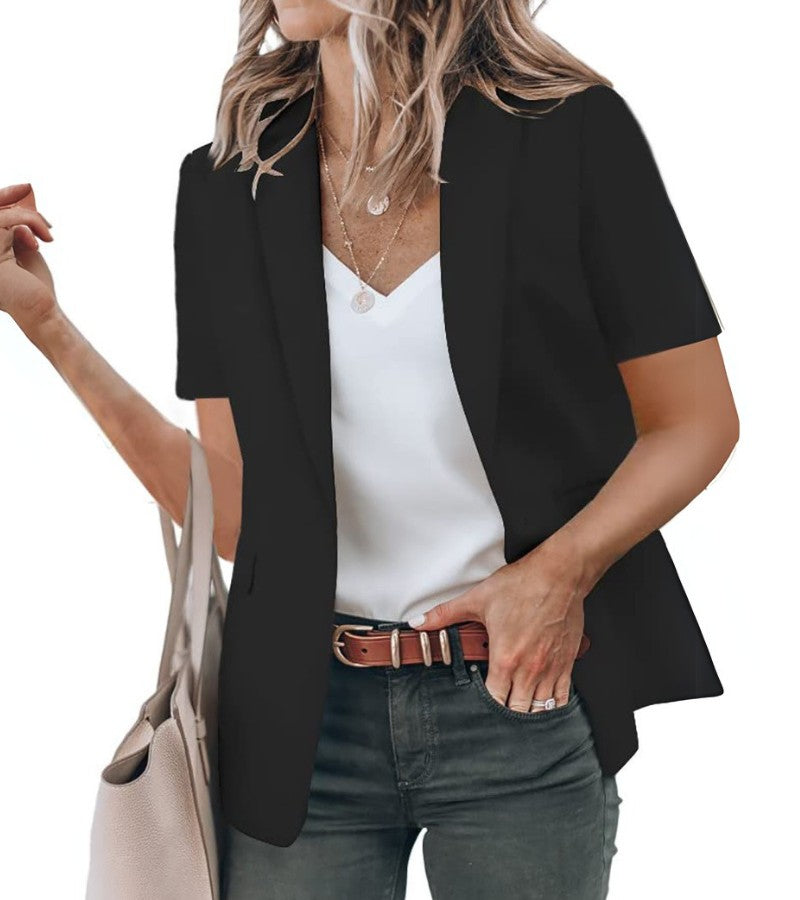 Short-Sleeve Blazer