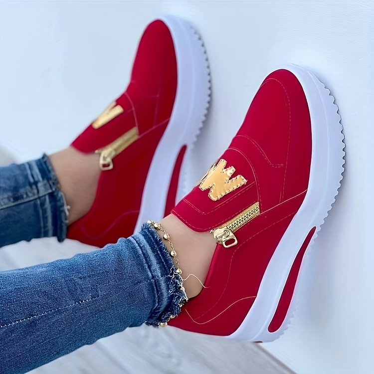 Platform Slip-On Sneakers