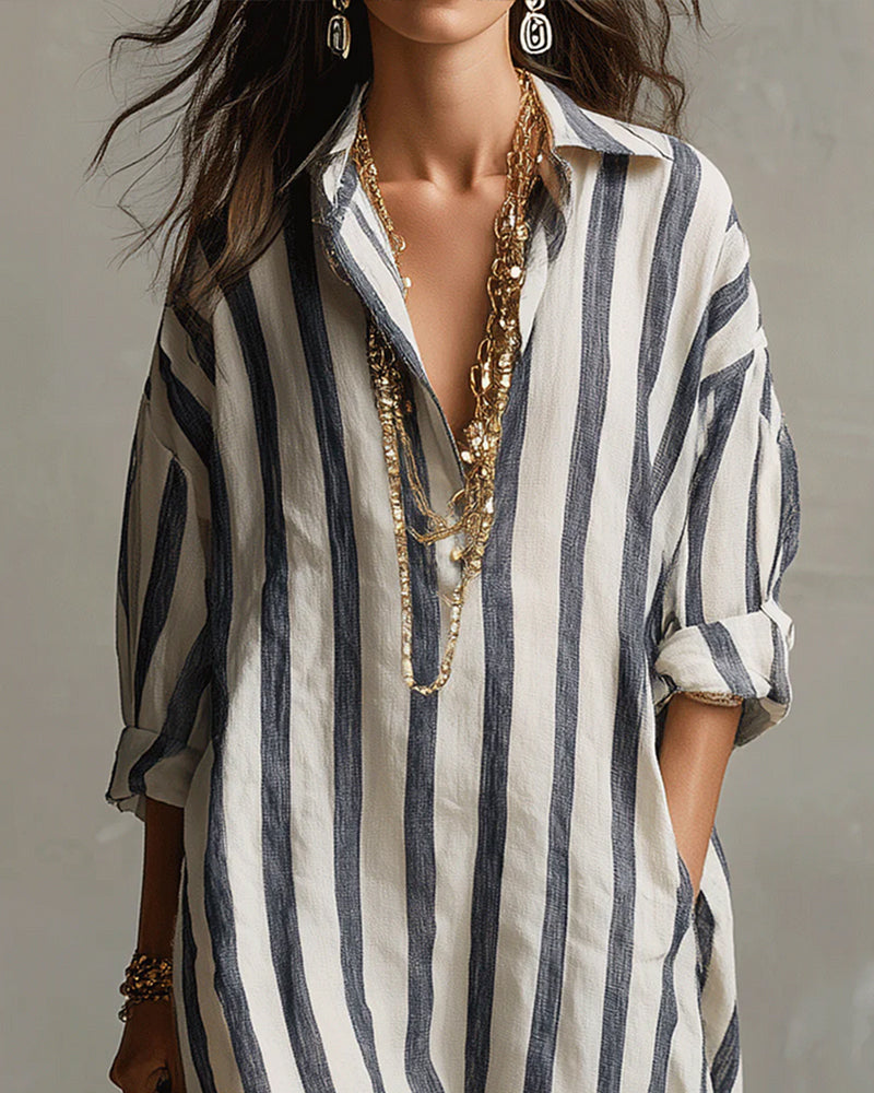 Striped Maxi Dress