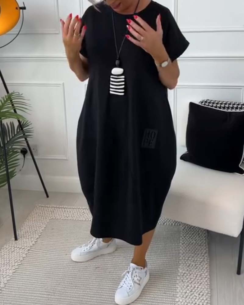 Soft-Touch Midi Dress