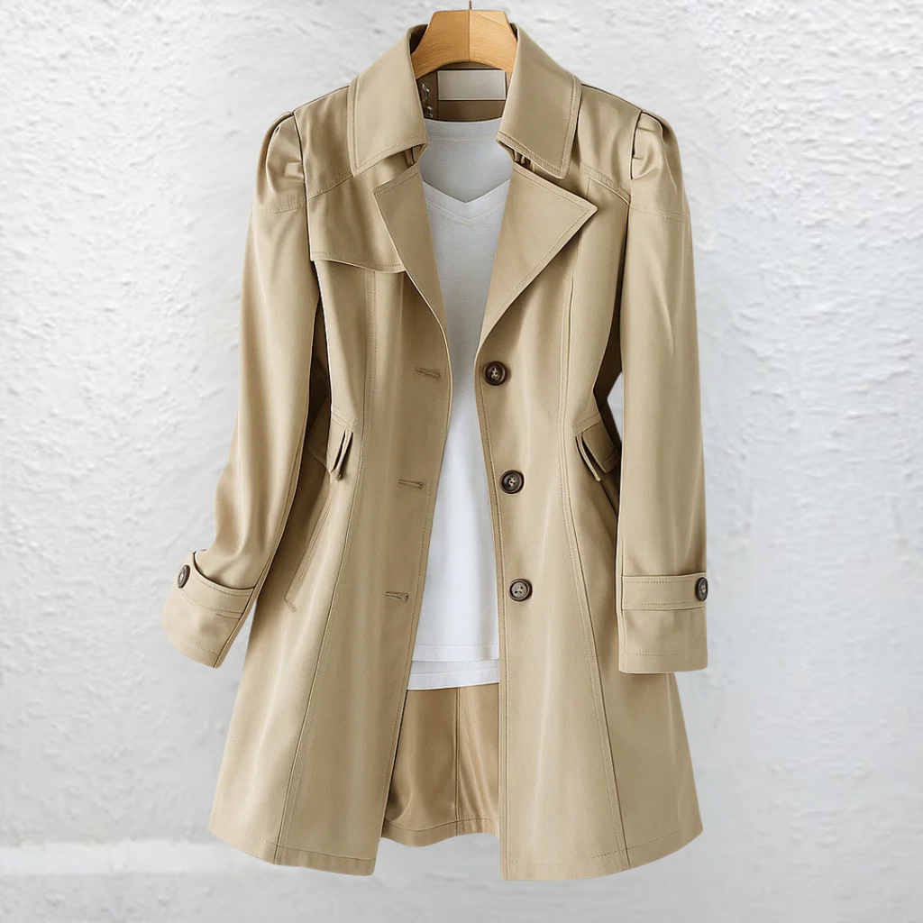 Slim-Fit Vintage Trench