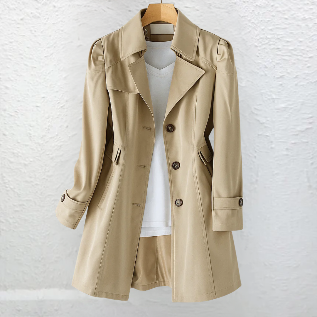 Slim-Fit Vintage Trench