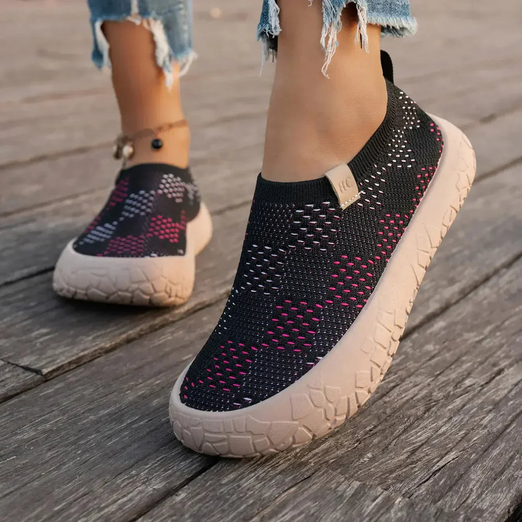 Cushioned Slip-On Sneakers
