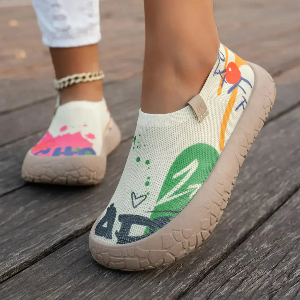 Cushioned Slip-On Sneakers