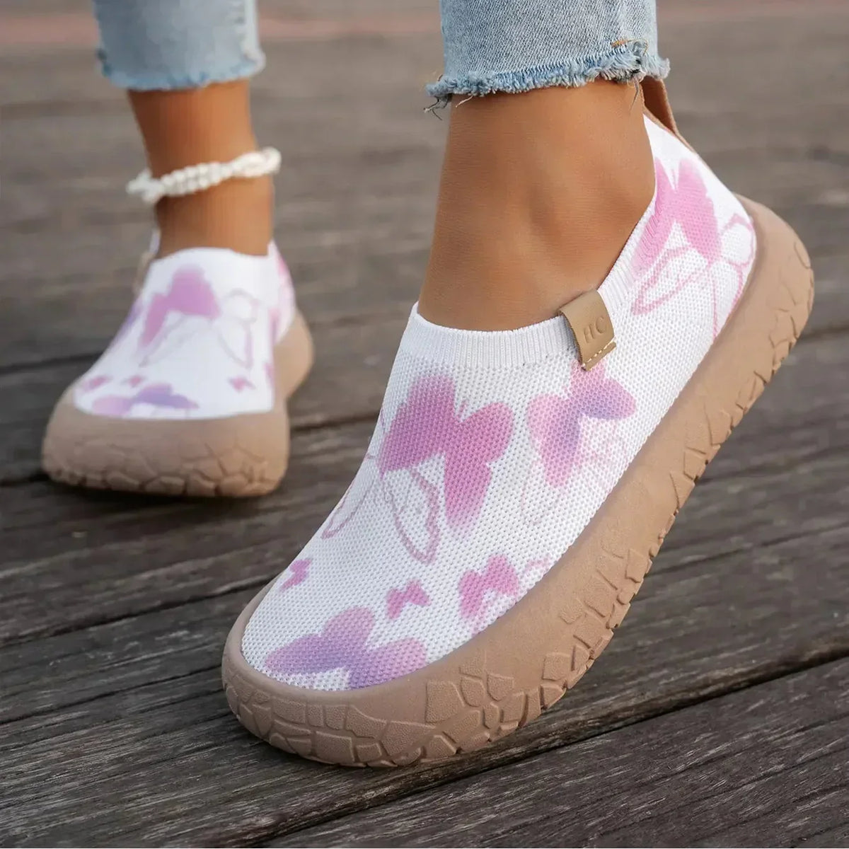 Cushioned Slip-On Sneakers