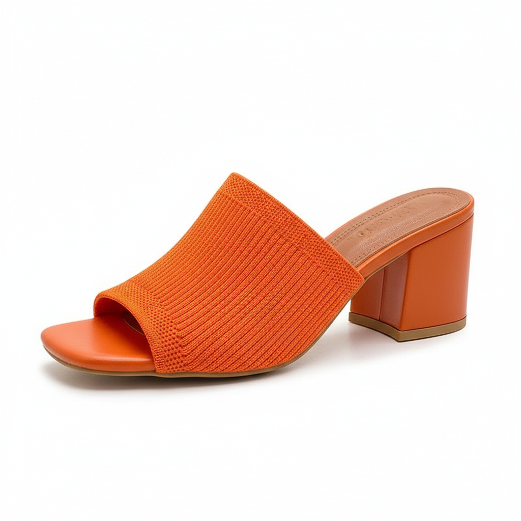 Soft-Touch Block Heel Pumps