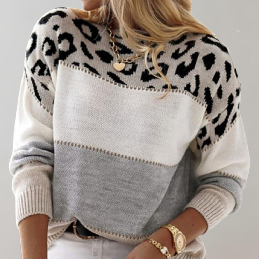 Trendy Chic Patterned Sweater