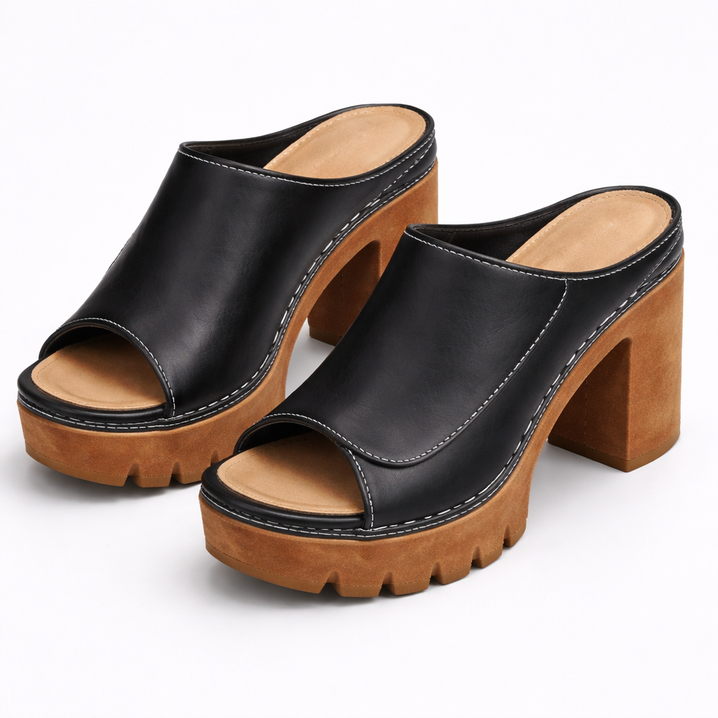 Polished Platform Heels